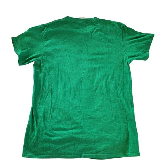 Snoopy Christmas Lights Green T-Shirt Delta Pro Weight M - Picture 2 of 6